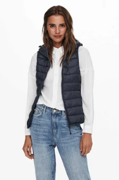 Colete De Mulher Ultraleve Com Capuz