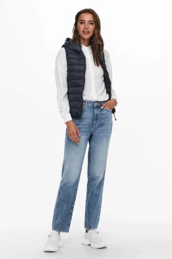 Colete De Mulher Ultraleve Com Capuz