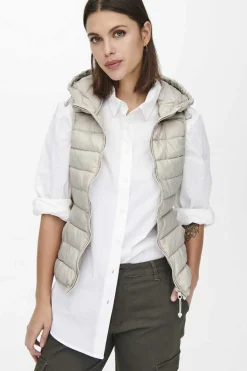 Colete De Mulher Ultraleve Com Capuz