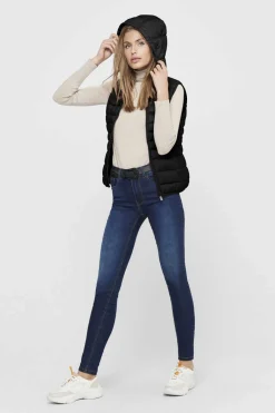 Colete De Mulher Ultraleve Com Capuz