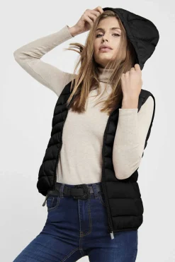 Colete De Mulher Ultraleve Com Capuz