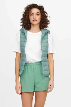 Colete De Mulher Ultraleve Com Capuz