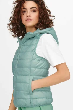 Colete De Mulher Ultraleve Com Capuz