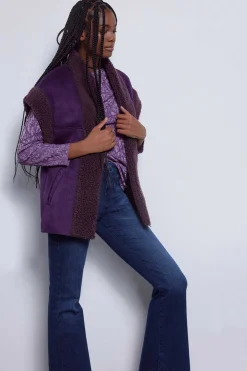 Colete Dupla Face Efeito Pelo