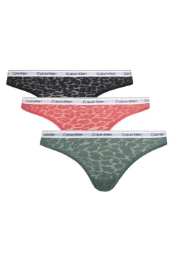 Conjunto De 3 Cuequinhas Classicas Modern Logo W/Lace