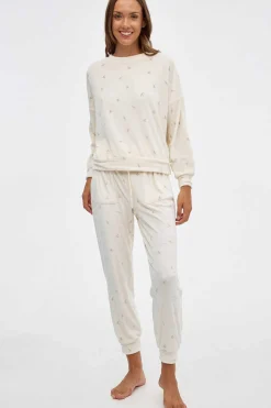 Conjunto Pijama Veludo Mulher