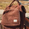 Cosy Nature - Mochila Media De Bombazina Para Mulher