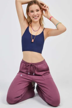 Crop Top Alcas Duplas Sem Costuras Verde-Claro