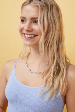 Crop Top Alcas Duplas Sem Costuras Escuro