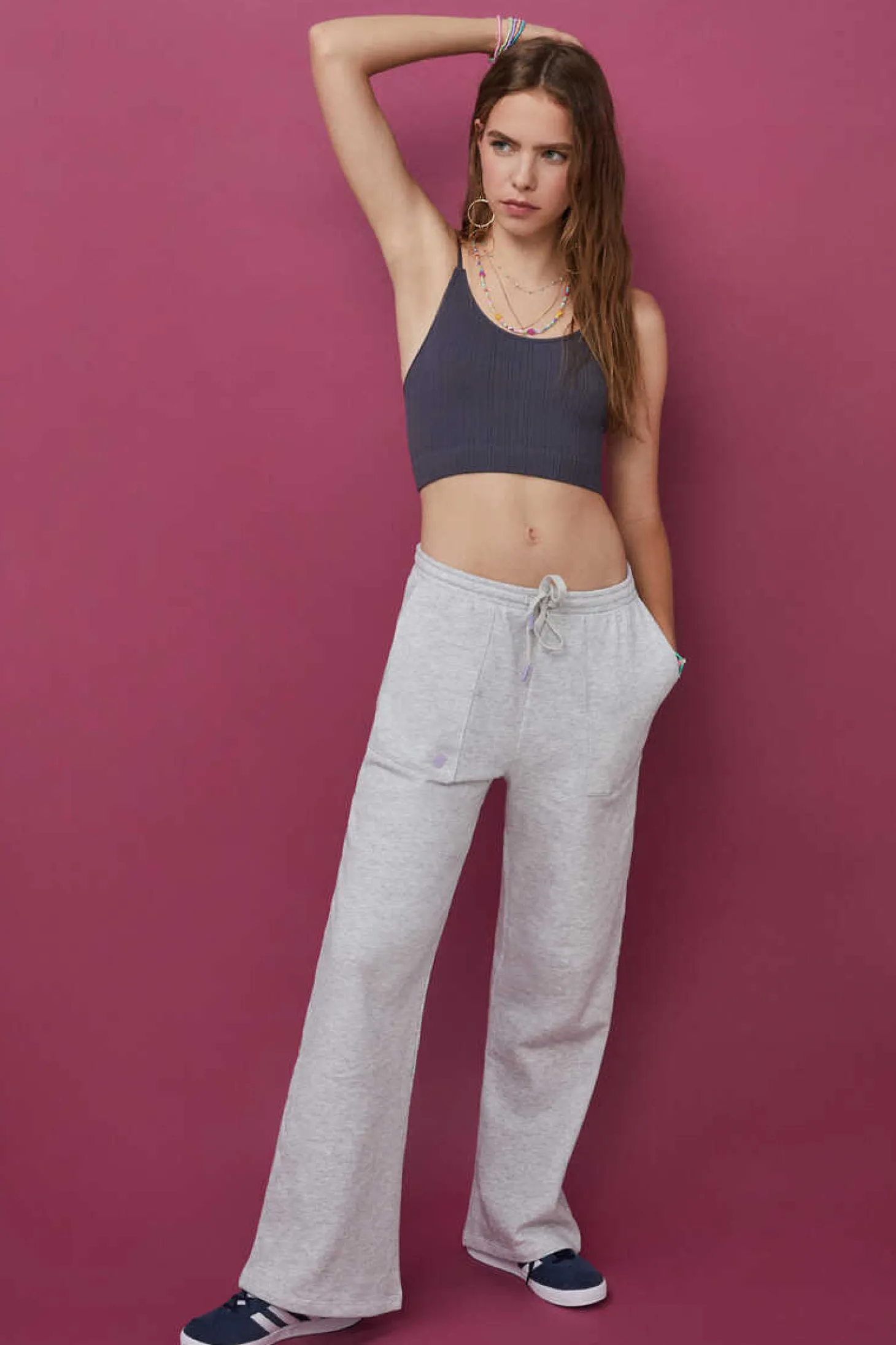 Crop Top Alcas Duplas Sem Costuras Branco