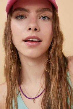 Crop Top Decote V Sem Costuras Azul-Escuro