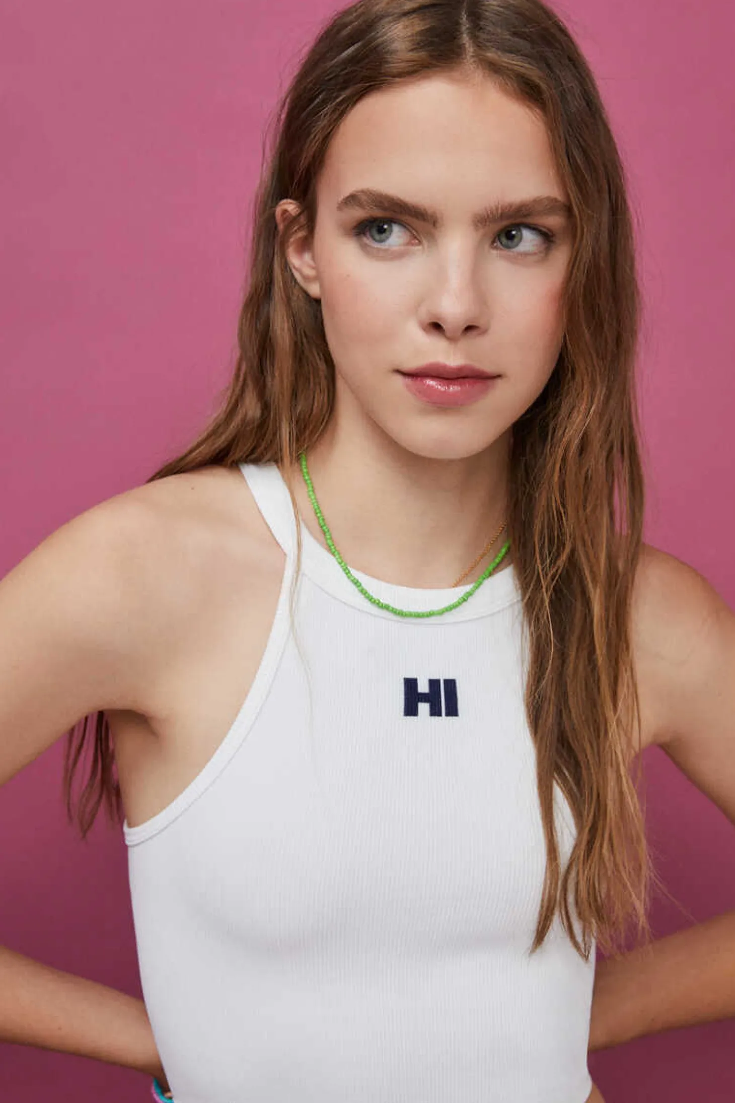 Crop Top Halter Sem Costuras Cinzento