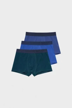 Cueca Boxer Liso Pack 3