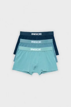 Cueca Boxer Liso Pack 3