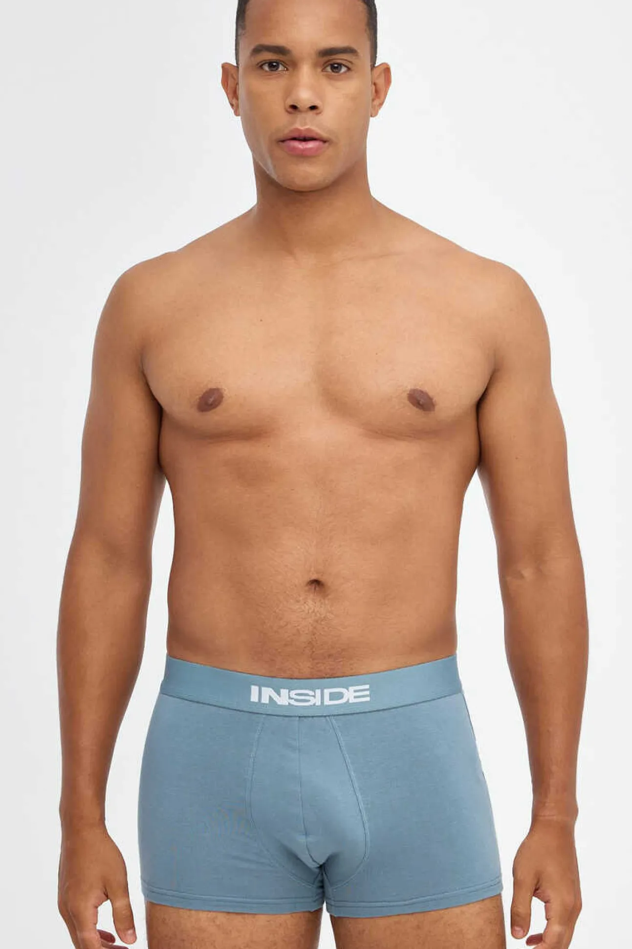 Cueca Boxer Liso Pack 3