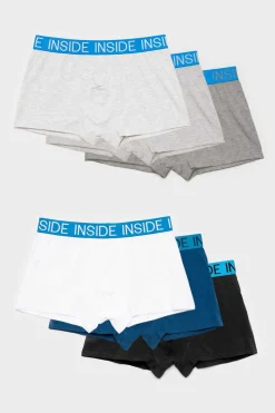 Cuecas Boxer Liso Pack 6