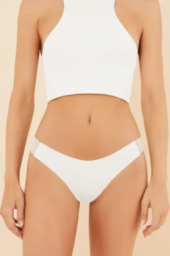 Cuequinha Brasileira Microfibra Renda Branca