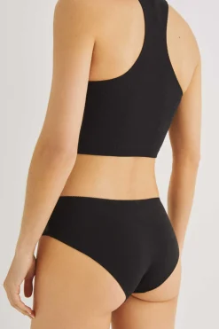 Cuequinha Larga Algodao Preta