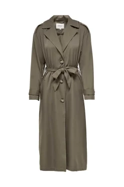 Gabardina Comprida Fluida