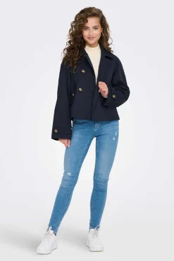 Gabardina Curta Algodao