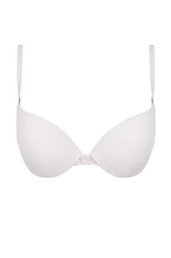 Gorgeous Soutien Push Up De Renda Em Marfim