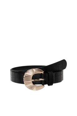 Gurtel Einfarbig Mit Metallschnalle