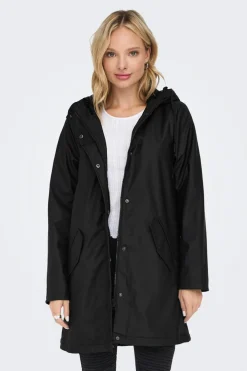 Impermeavel Comprido Com Capuz