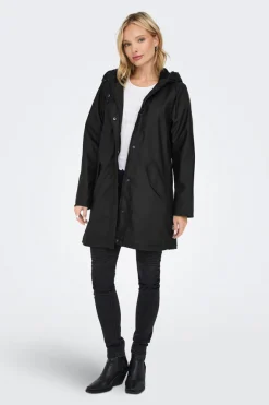 Impermeavel Comprido Com Capuz