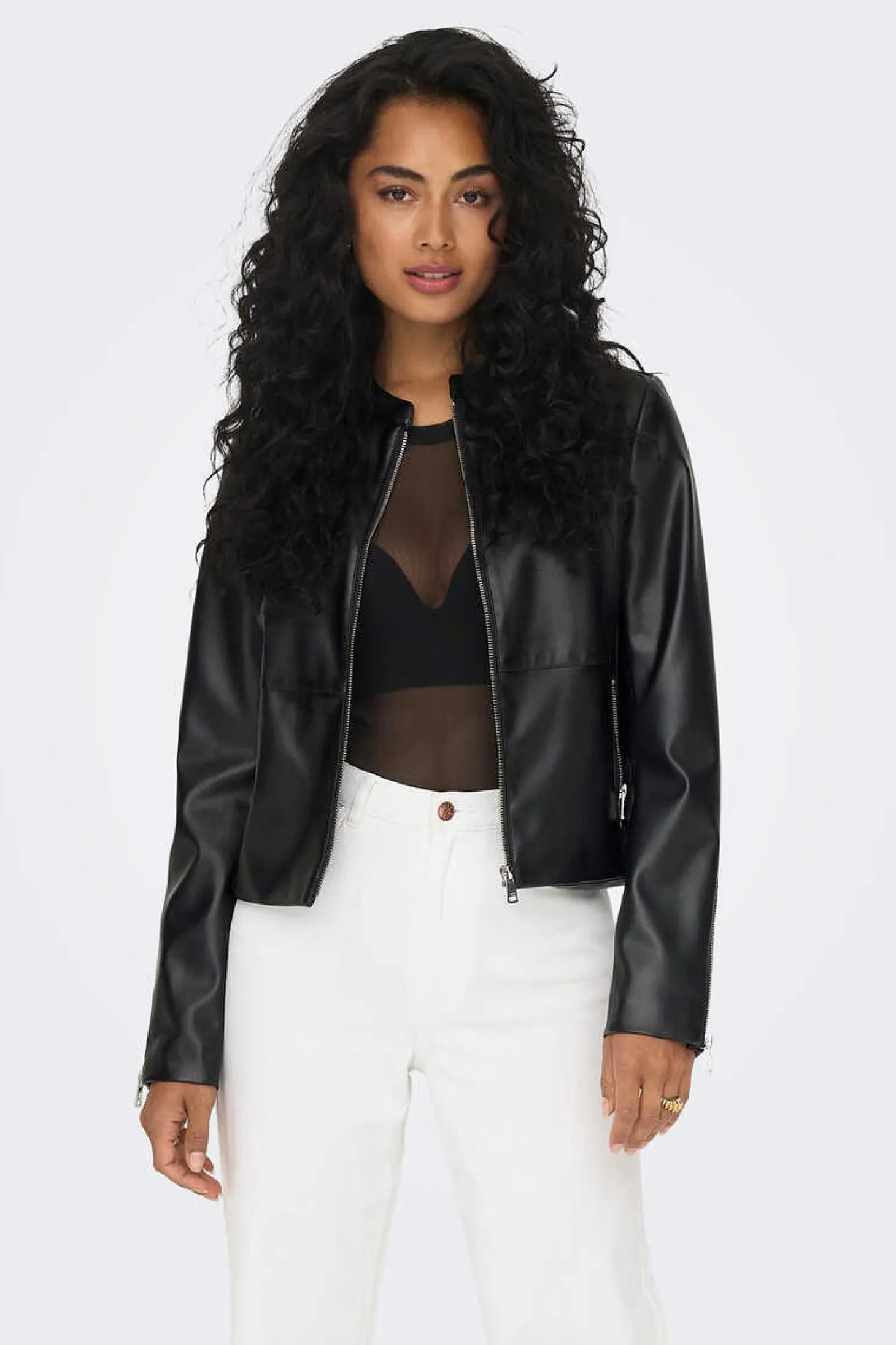 Jaqueta De Couro Sintetico