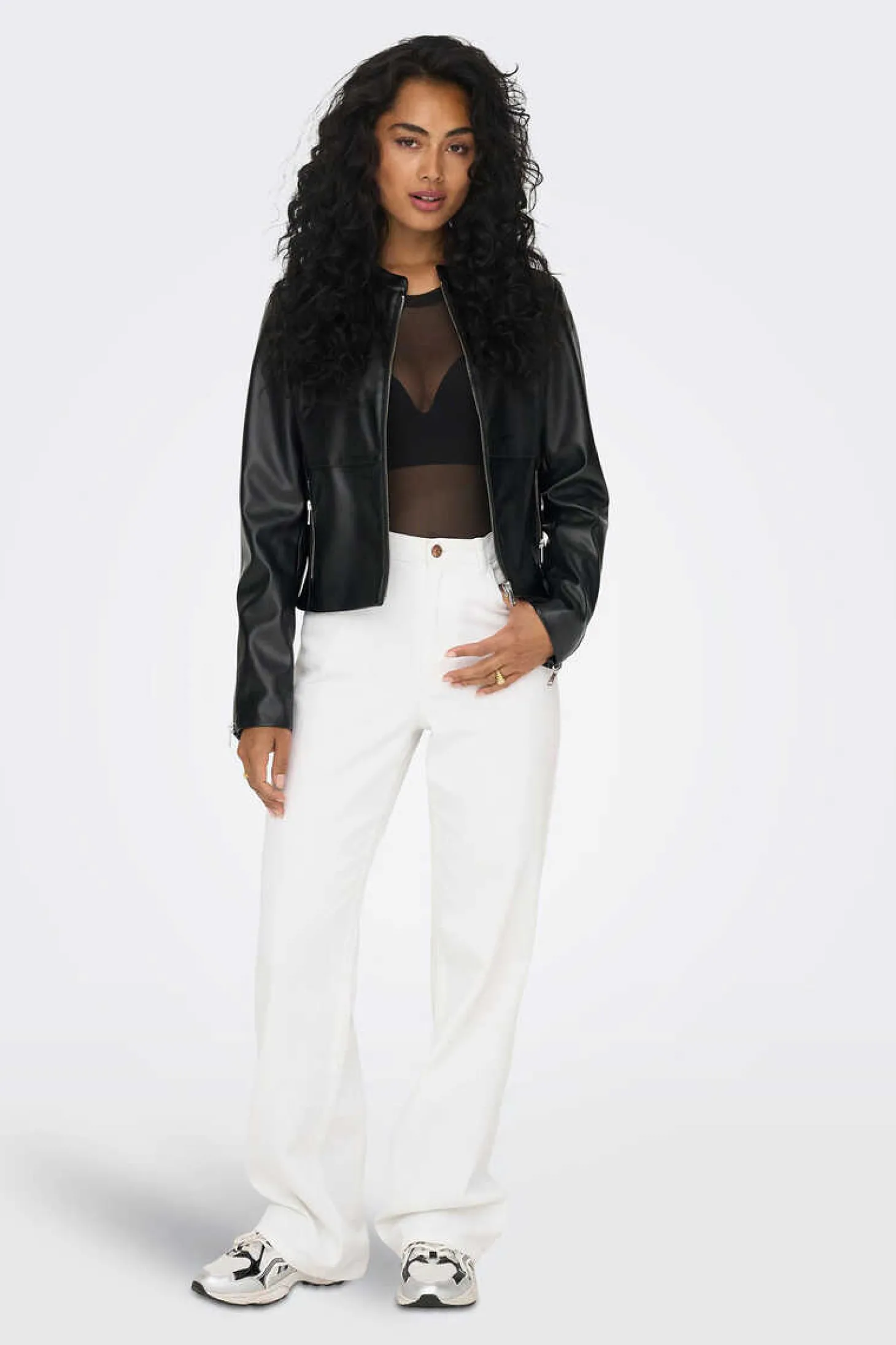 Jaqueta De Couro Sintetico