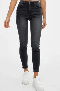 Jeans Basicos Skinny Cintura Media