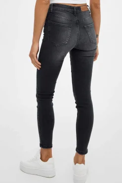 Jeans Basicos Skinny Cintura Media