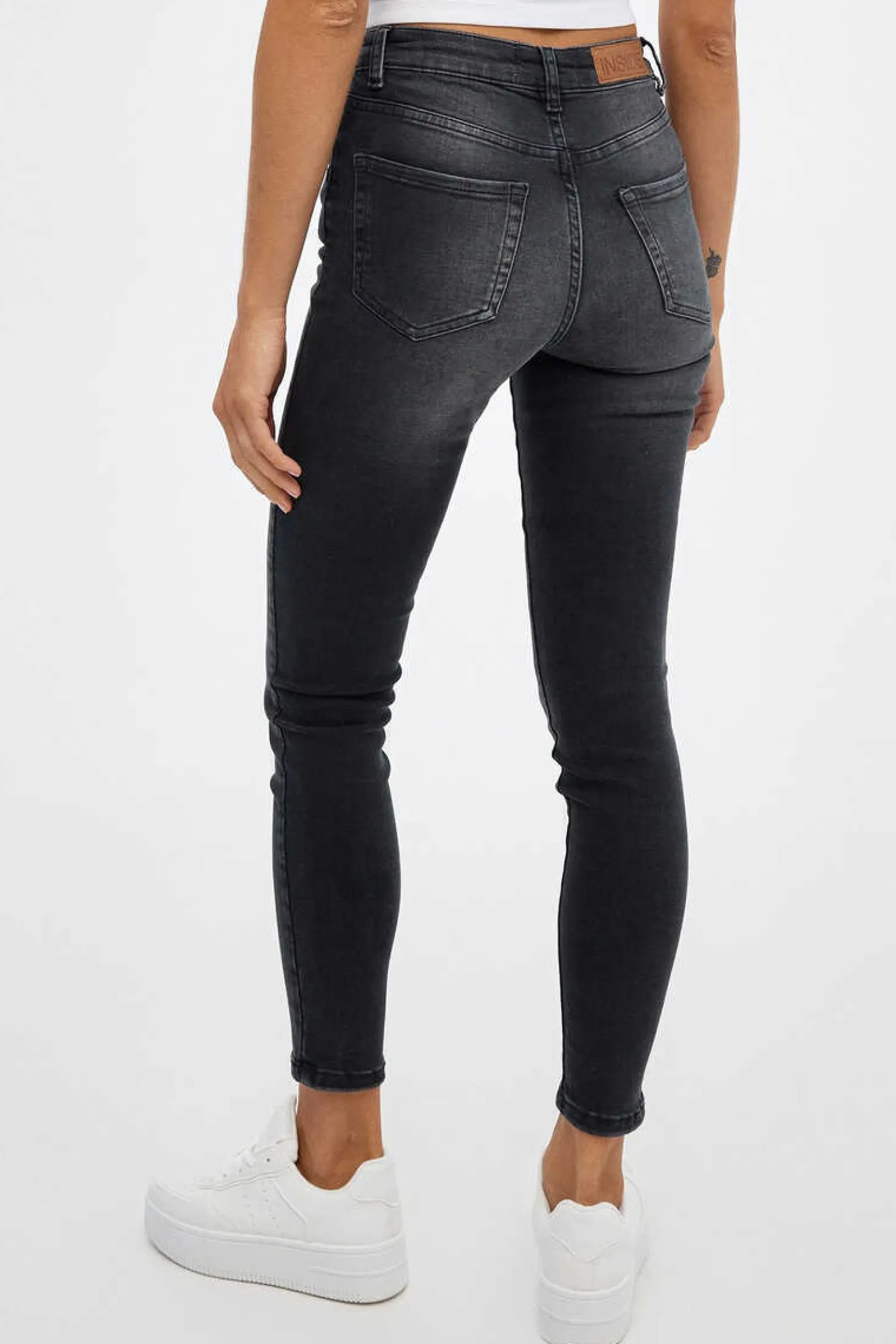 Jeans Basicos Skinny Cintura Media