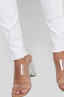 Jeans Cigarro Cintura Media