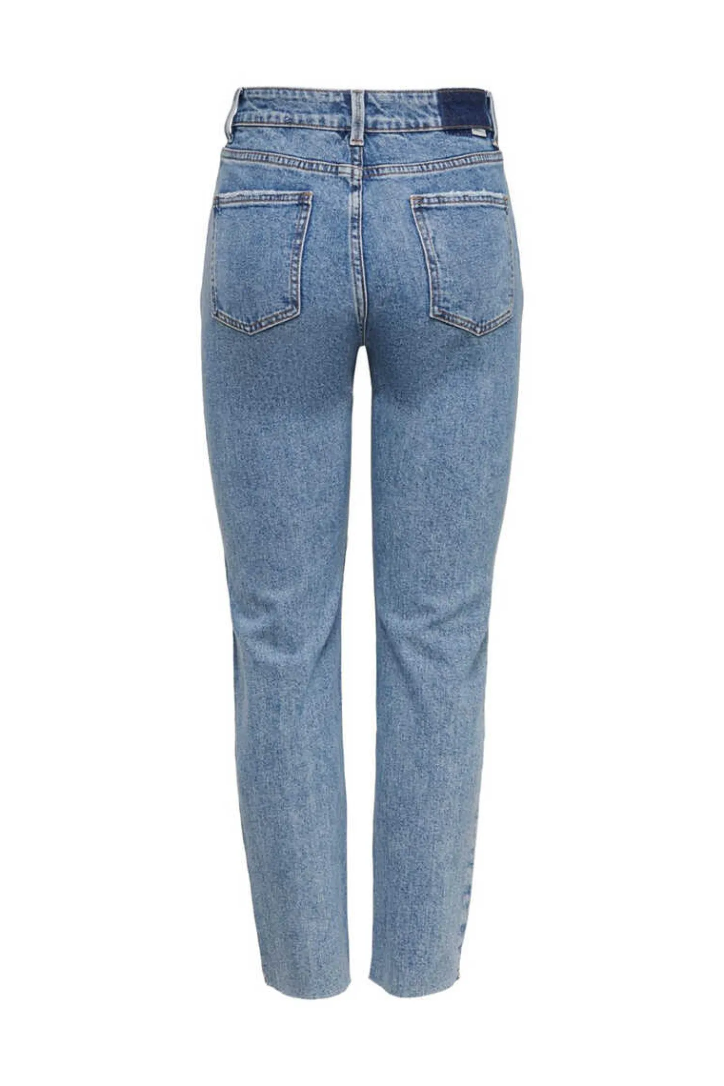 Jeans De Corte Mom Fit 5 Bolsos