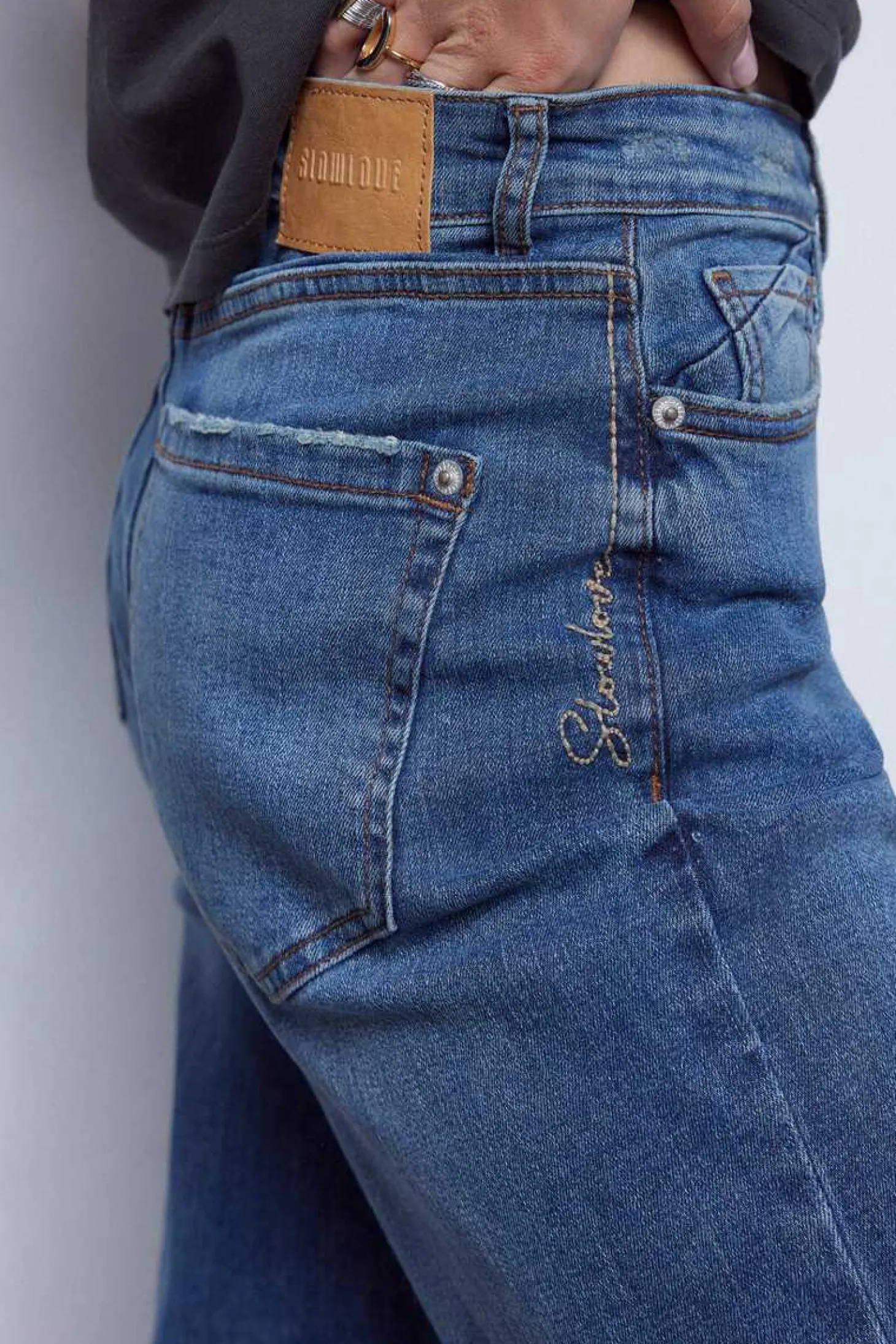 Jeans Direitos Crop