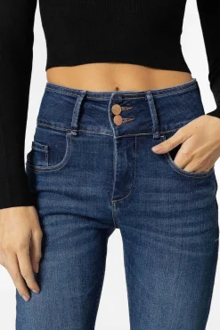 Jeans Double-Up Bootcut Cintura Subida