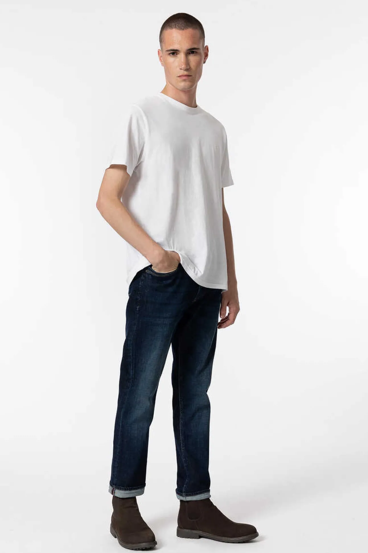 Jeans Leo Corte Comfort Com Cinto