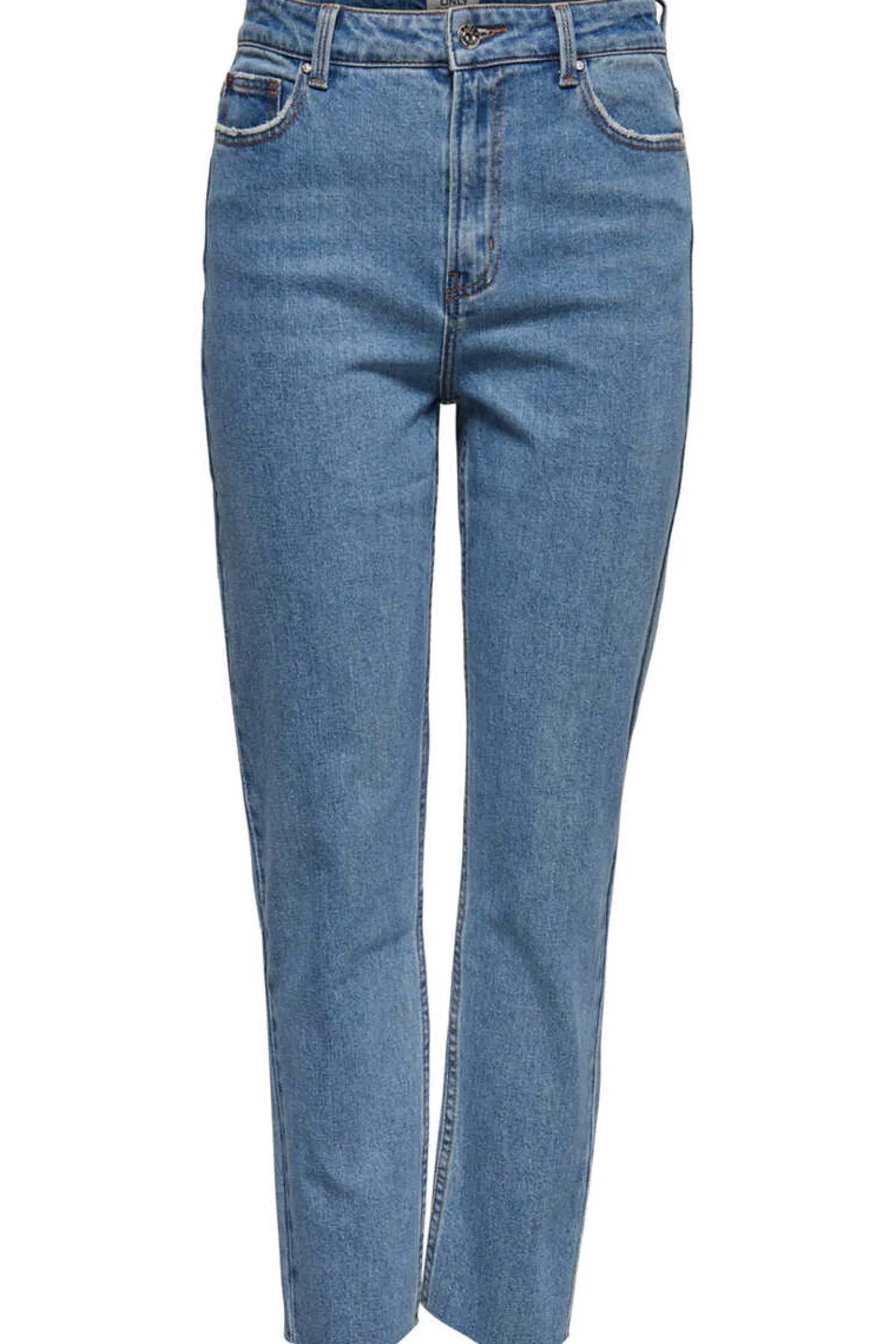 Jeans Reto Tiro Alto