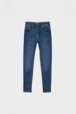 Jeans Skinny Push Up Cintura Media