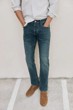 Jeans Slim Lavagem Escura