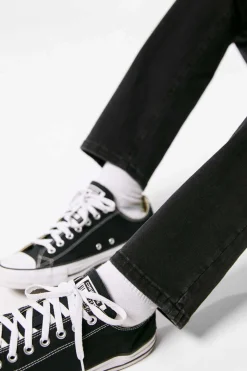 Jeans Slim Ultraleves Pretas Lavadas