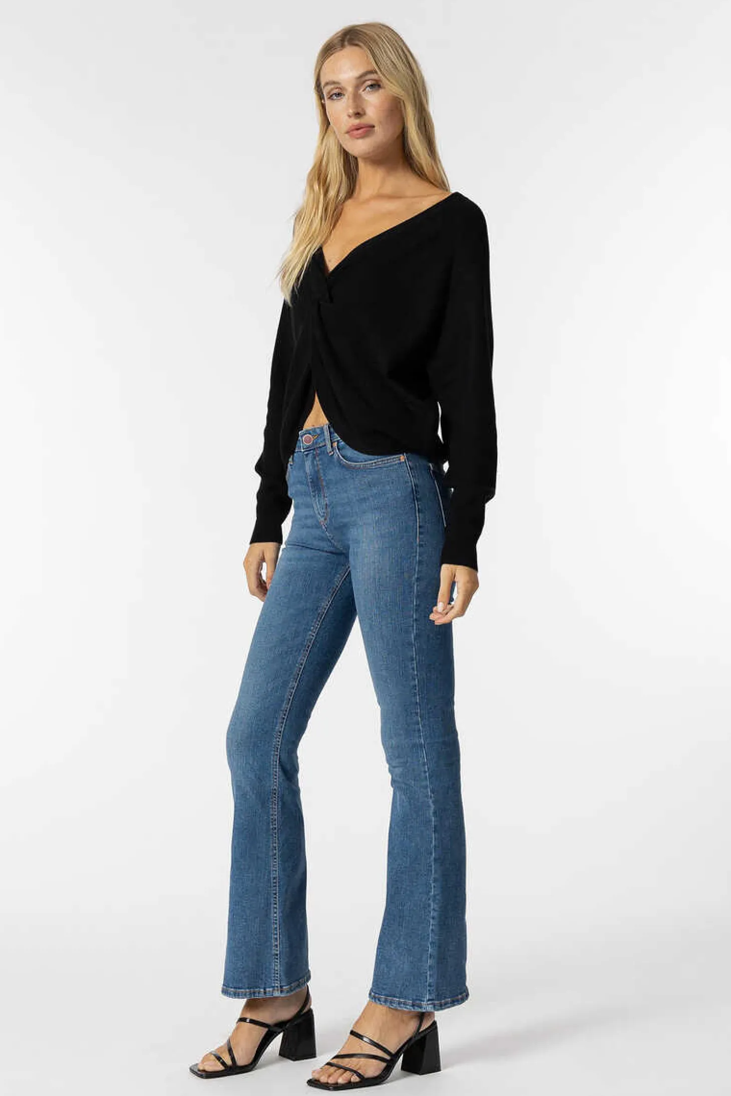 Jeans Zoe Flare De Corte Alto