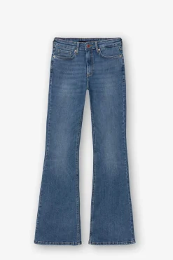 Jeans Zoe Flare De Corte Alto