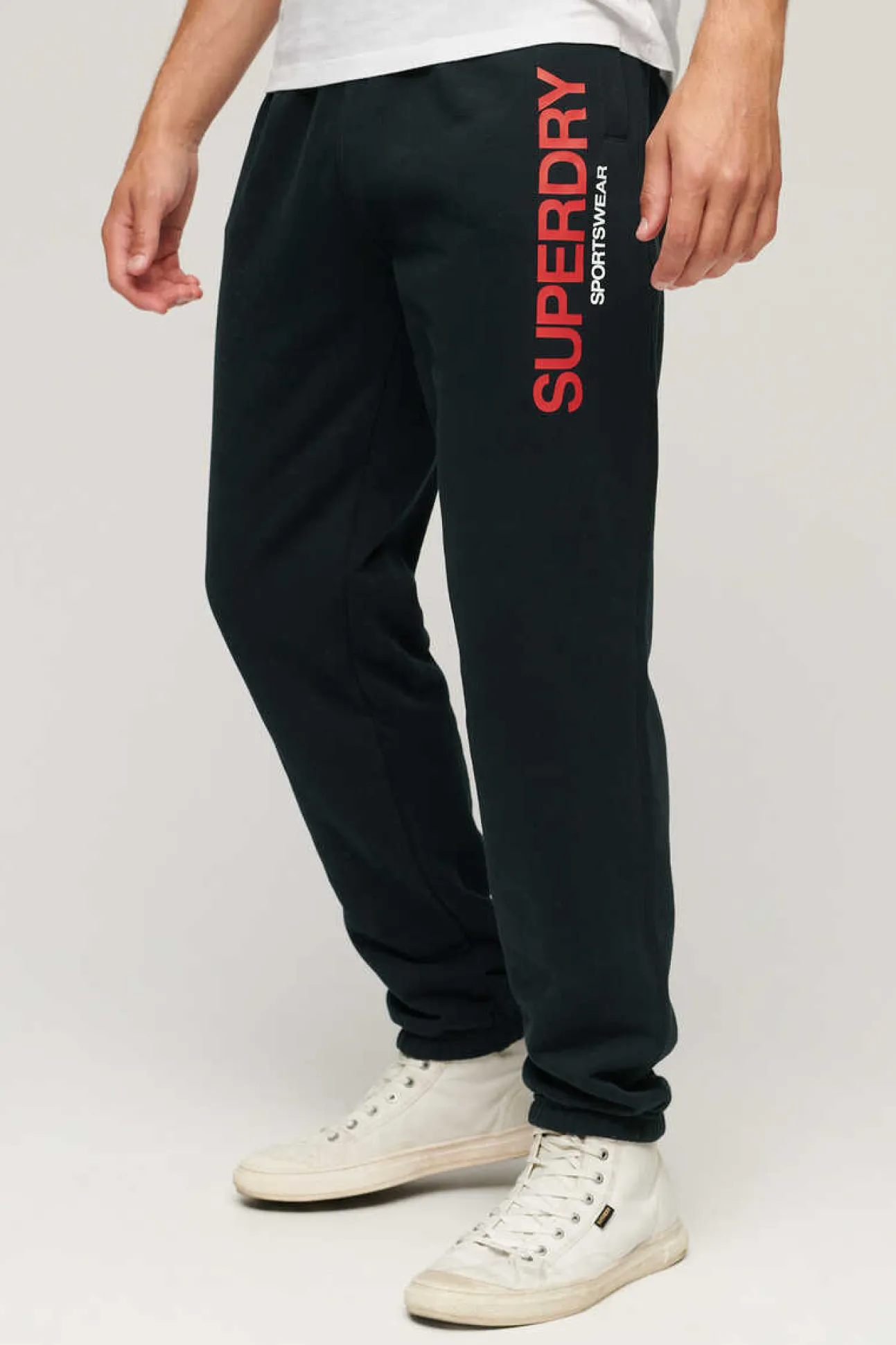 Joggers De Corte Afunilado Com Logotipo Sportswear