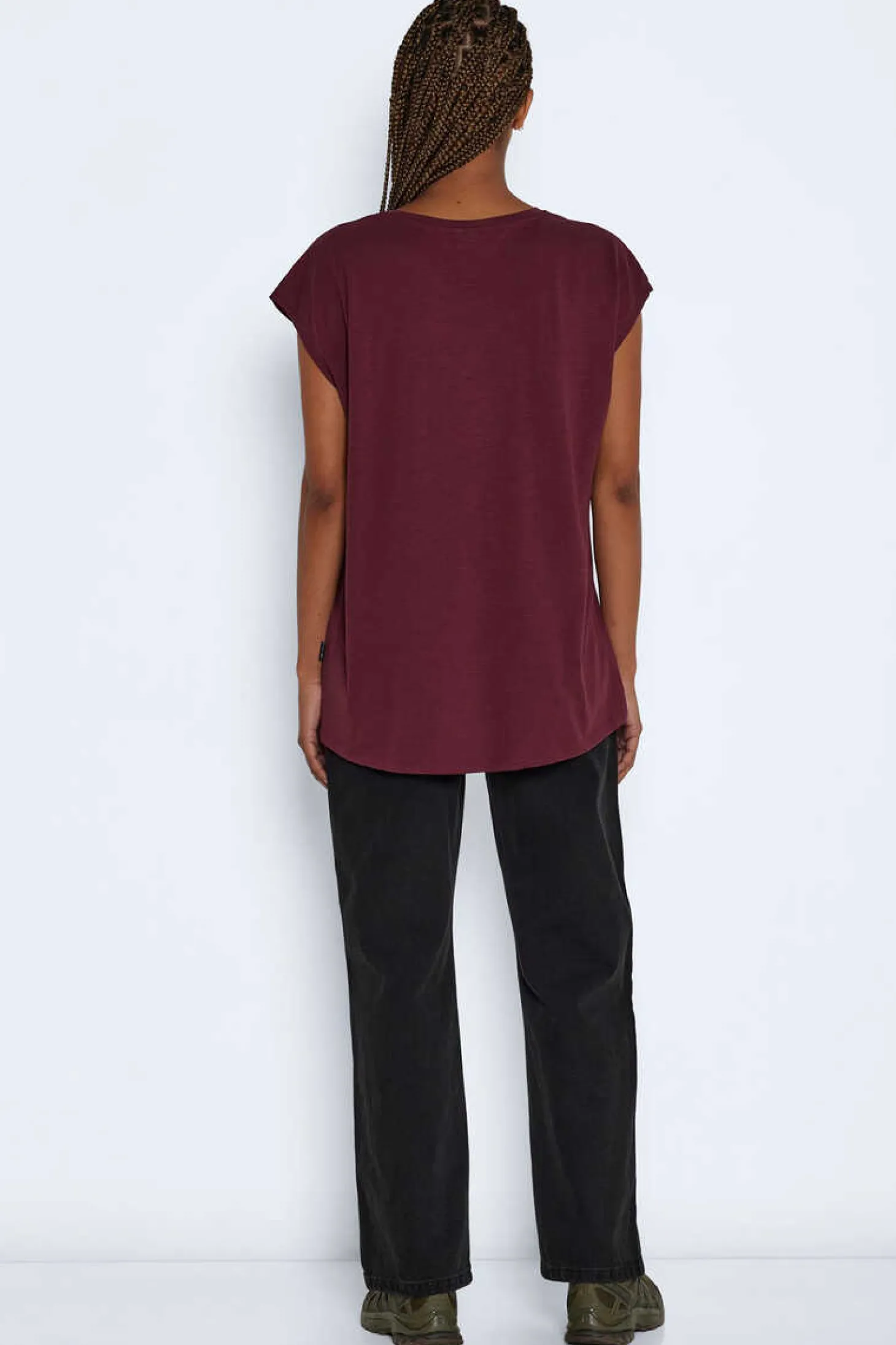 Langes Kurzarm-Shirt