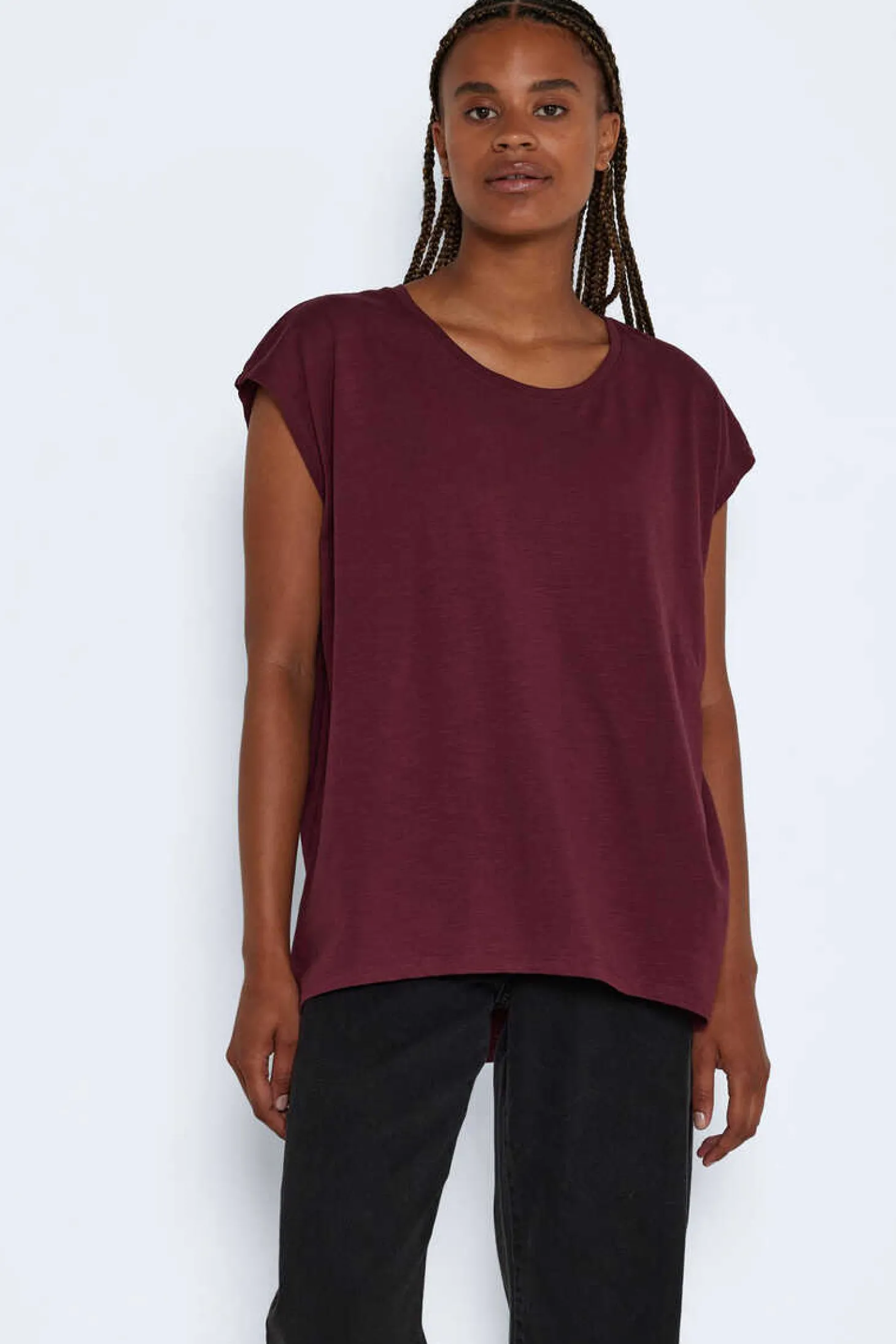 Langes Kurzarm-Shirt