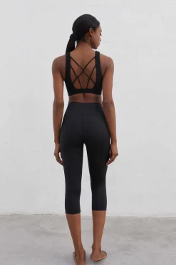 Legging Medio Negro 4D Stretch