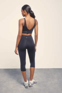 Legging Medio Negro 4D Stretch