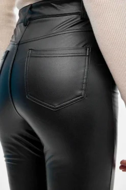 Leggings Cintura Alta Efeito Pele